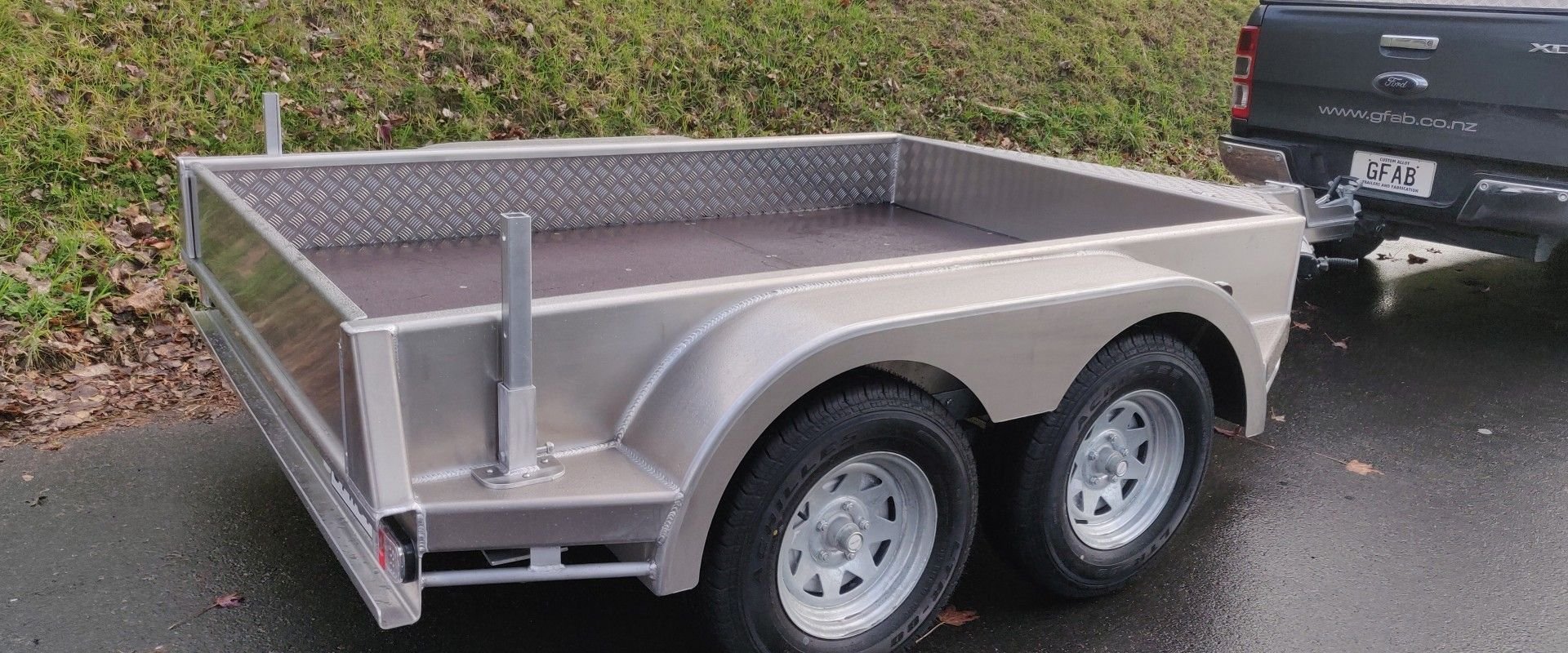 GFAB Trailers - 2500x1700 Alloy Scissor Lift Trailer - 3500 GVM, 490kg - New Plymouth Delivery